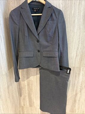 Femme Tailored Blue Two-Piece Blazer & Skirt Set